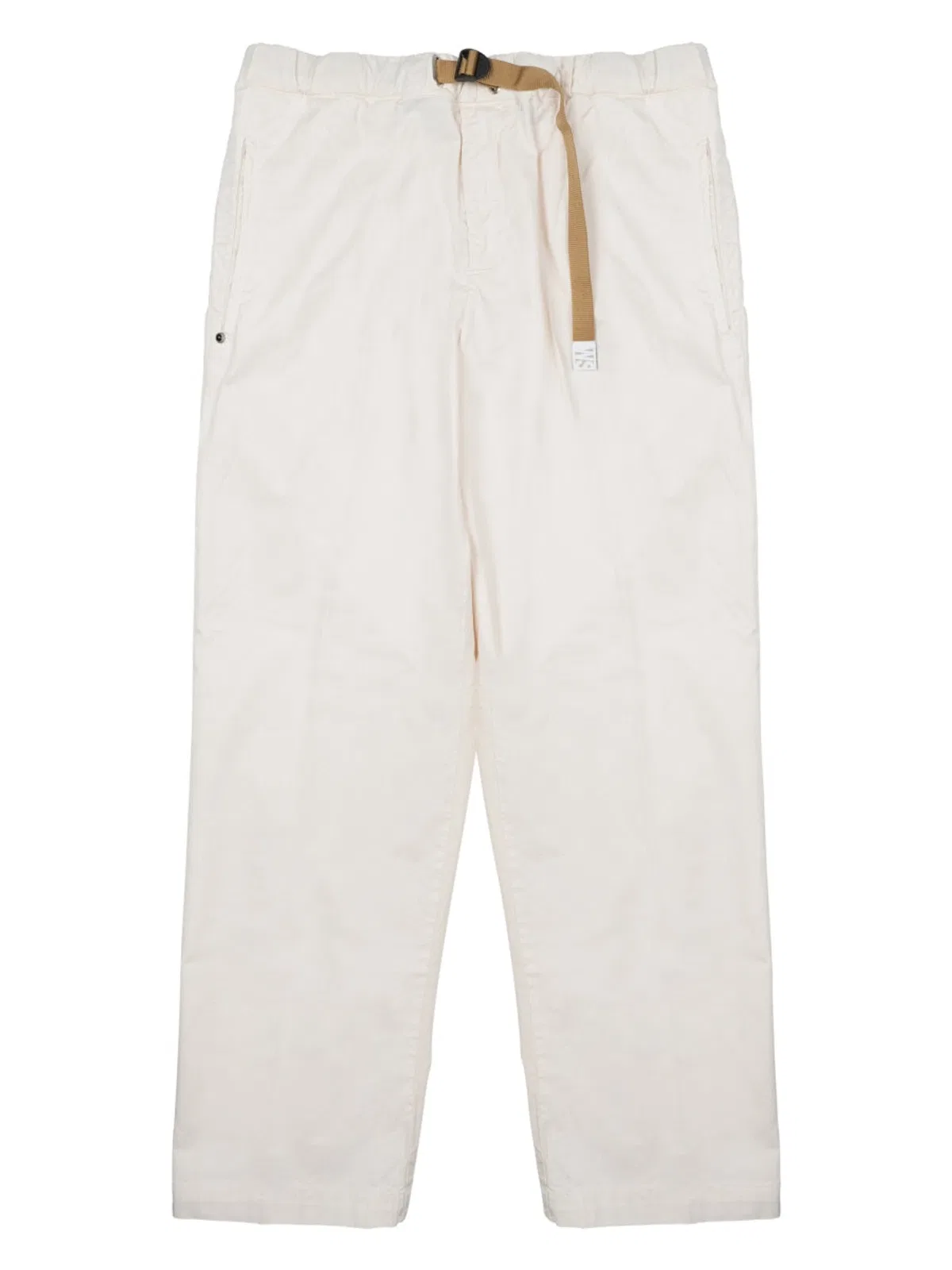 White Sand Pantalone In Cotone Con Cintura