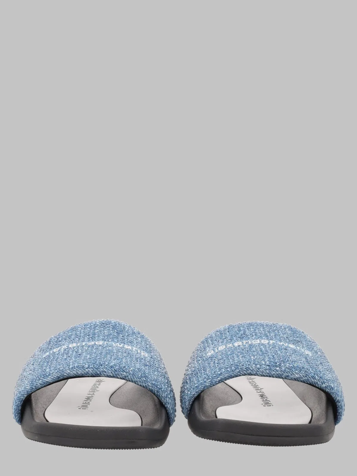 Alexander Wang Sandalo Slide In Denim