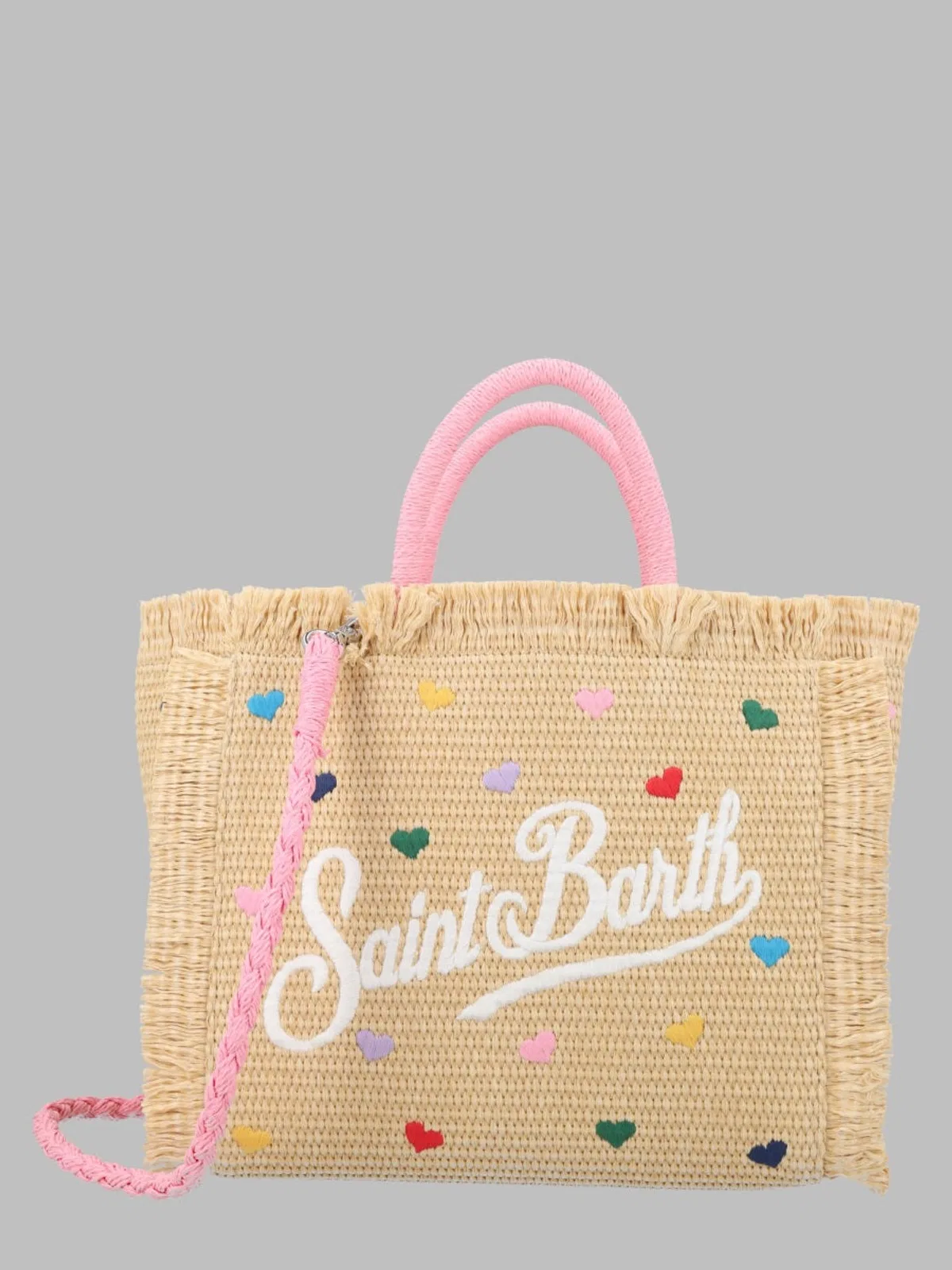 Mc2 Saint Barth Colette Straw N - Mini Hearts Col Emb