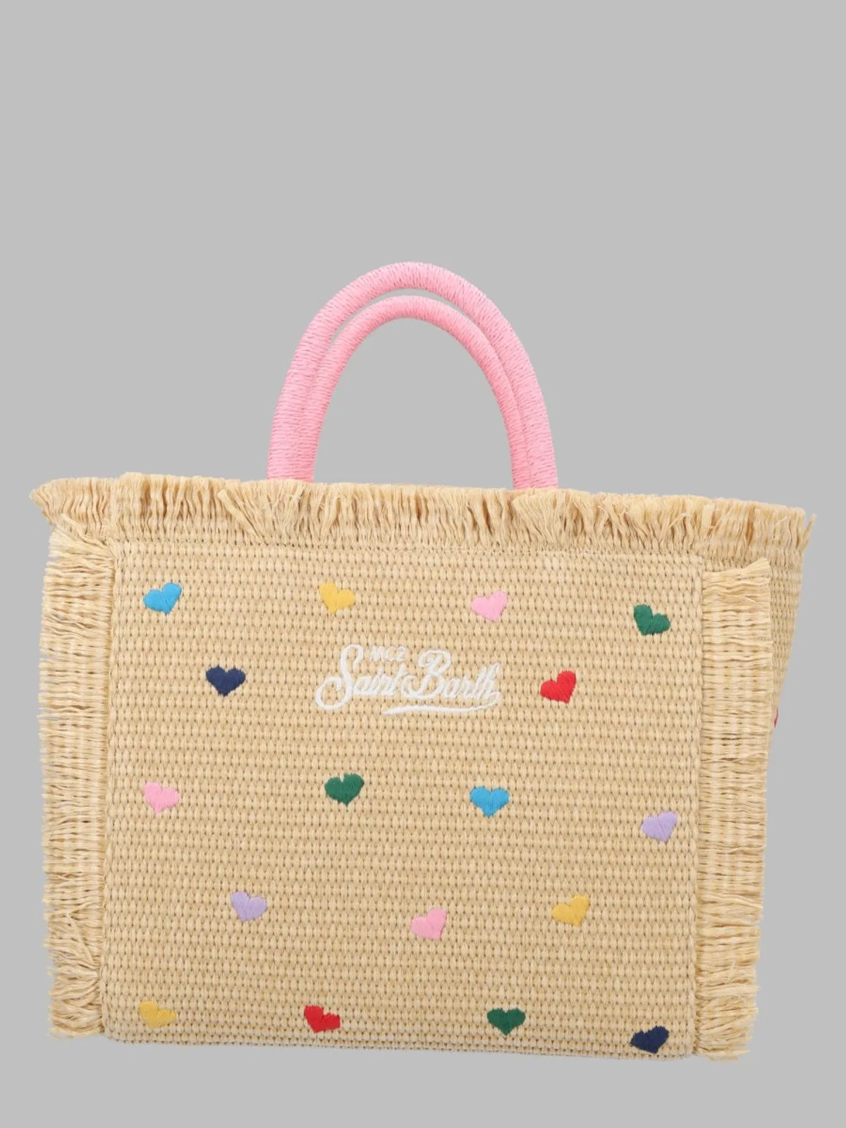 Mc2 Saint Barth Colette Straw N - Mini Hearts Col Emb