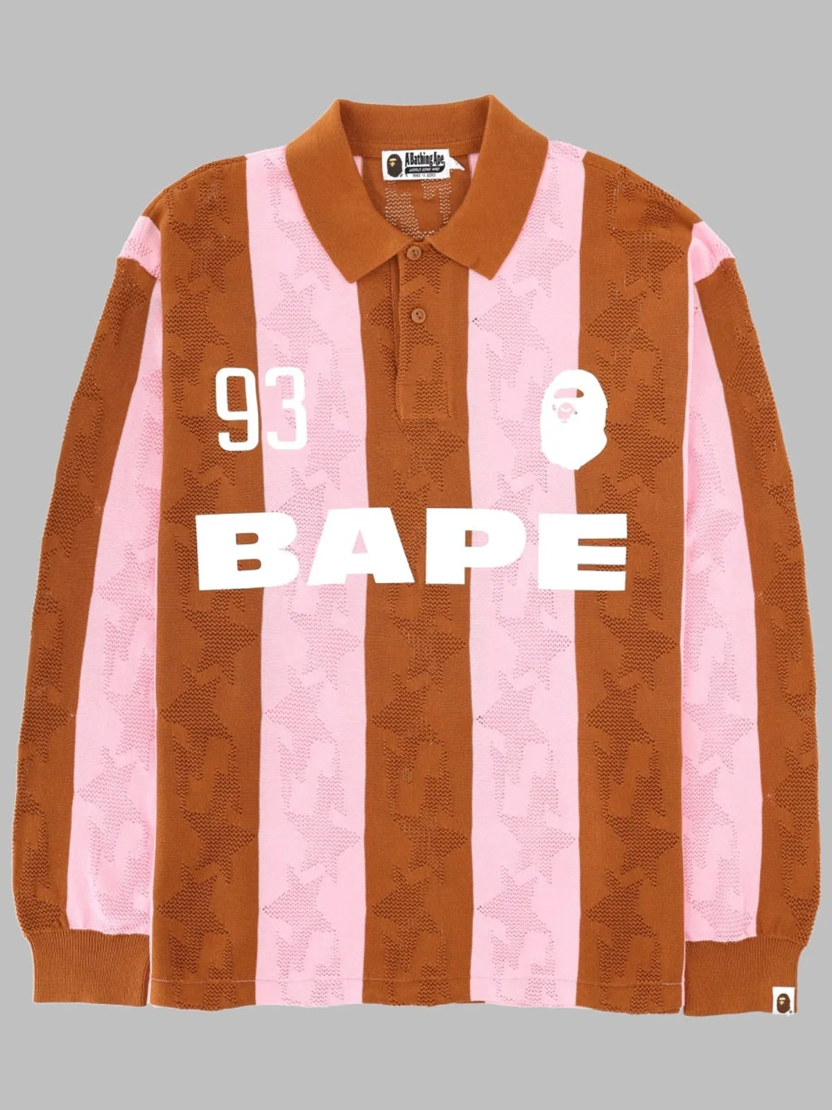 A Bathing APE Polo In Cotone Jacquard