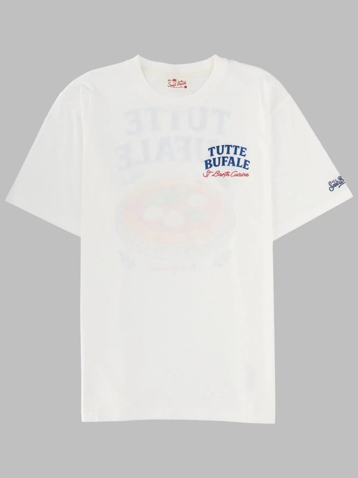 Mc2 Saint Barth T-Shirt Con Stampa
