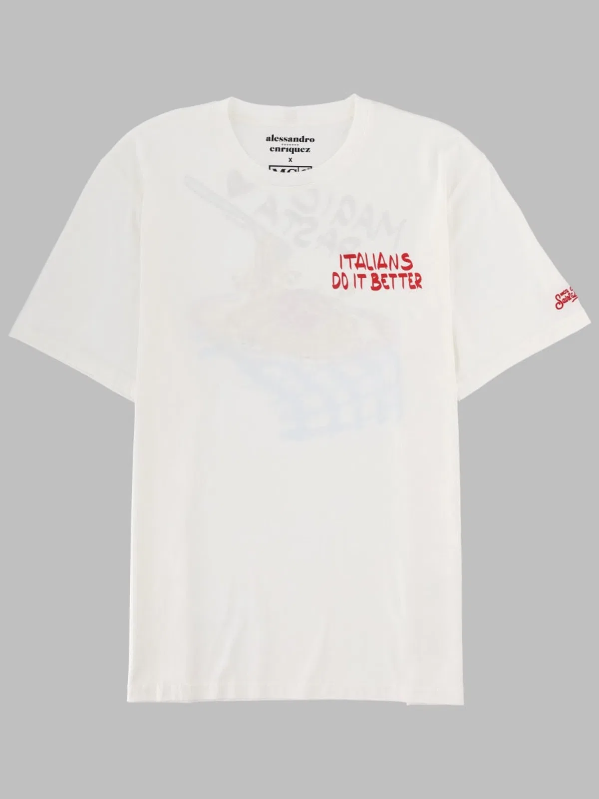 Mc2 Saint Barth T-Shirt Con Stampa