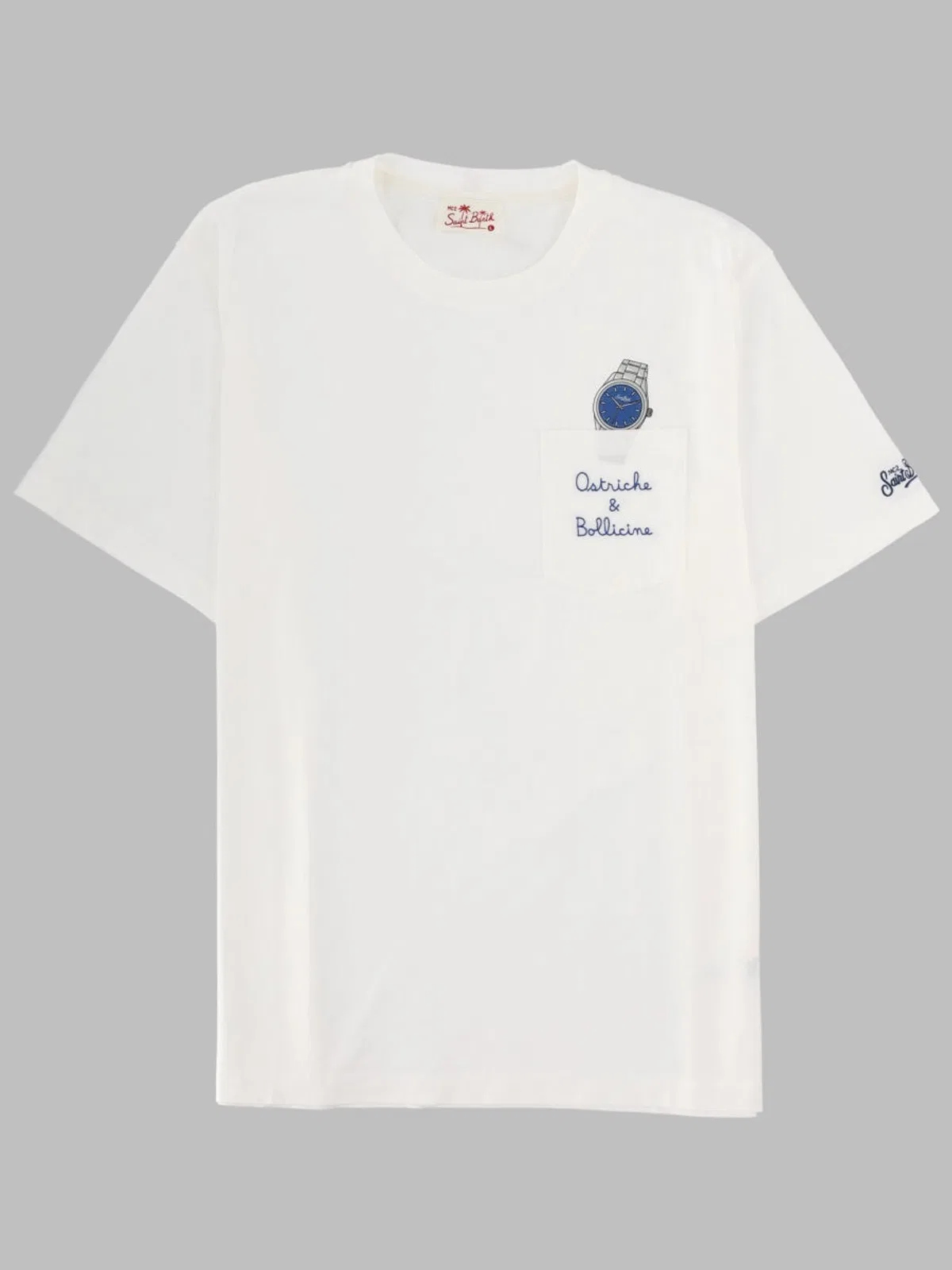 Mc2 Saint Barth T-Shirt Con Ricamo