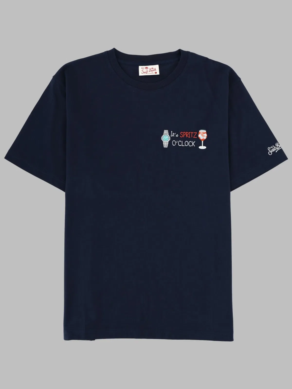 Mc2 Saint Barth T-Shirt Con Ricamo