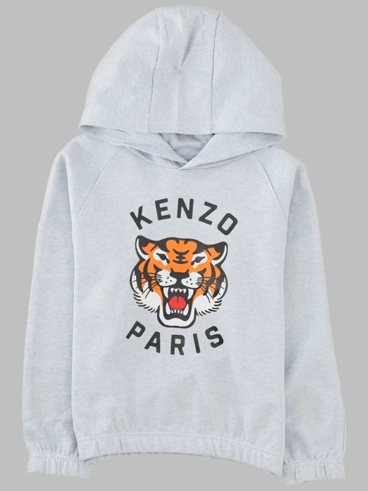 Kenzo Felpa Con Tigre Stampata