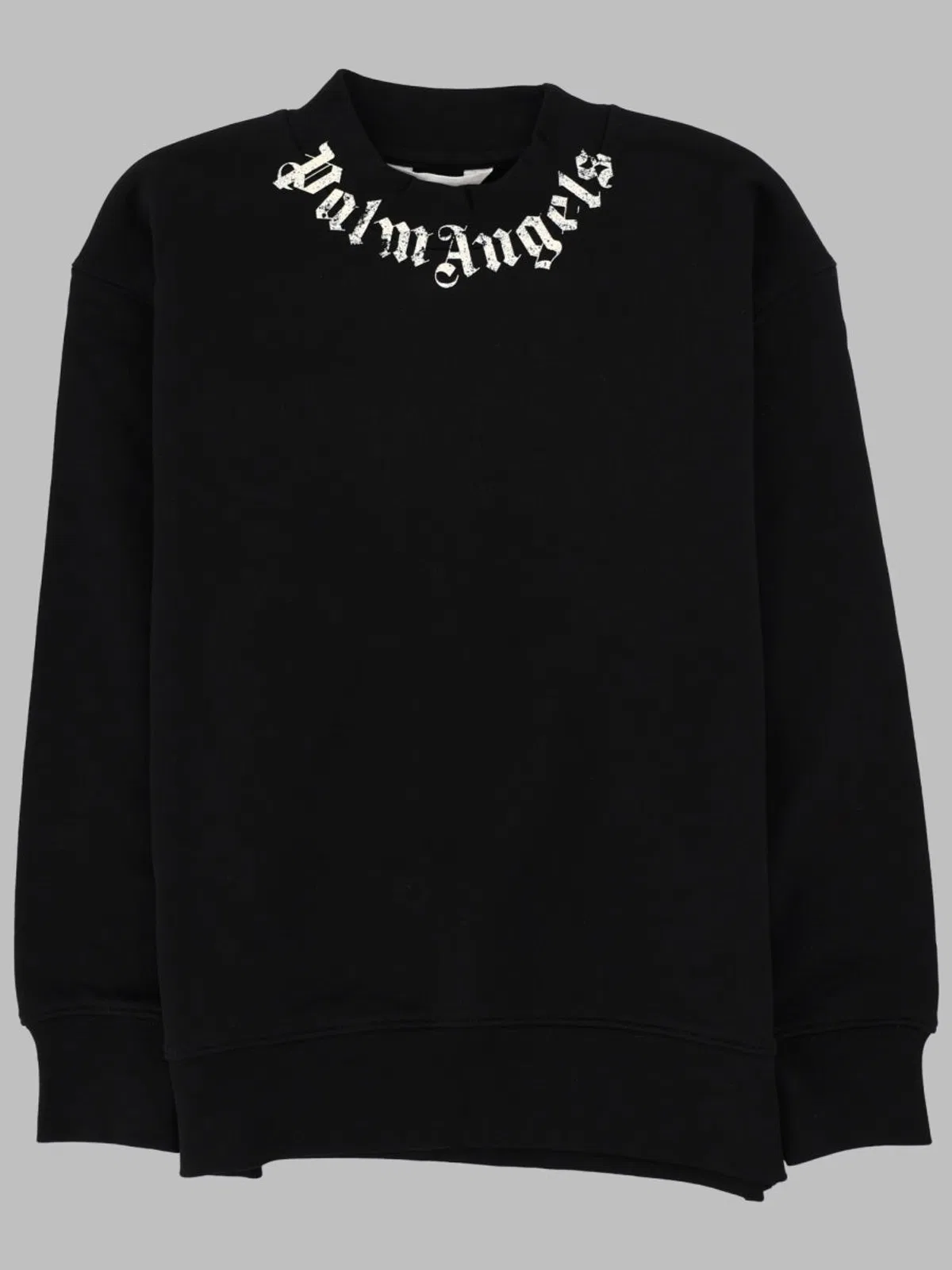 Palm Angels Neck Logo Brushed Reg. Crew Boy