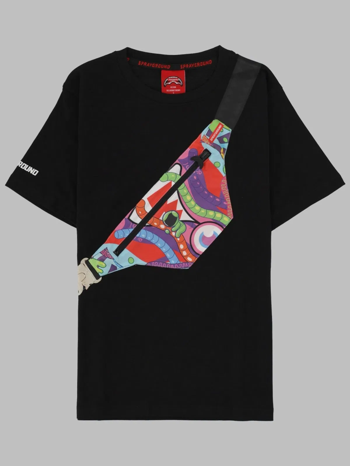 Sprayground Mind Trip Crossbody Reg T- Shirt Blk