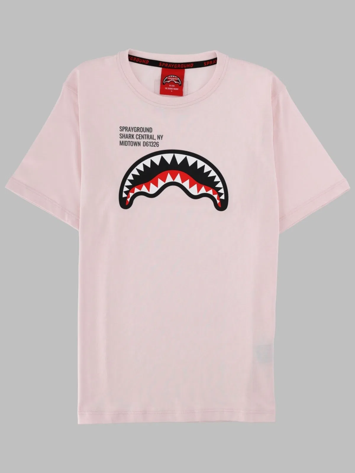 Sprayground Shark Basic Reg T-Shirt Light Pink