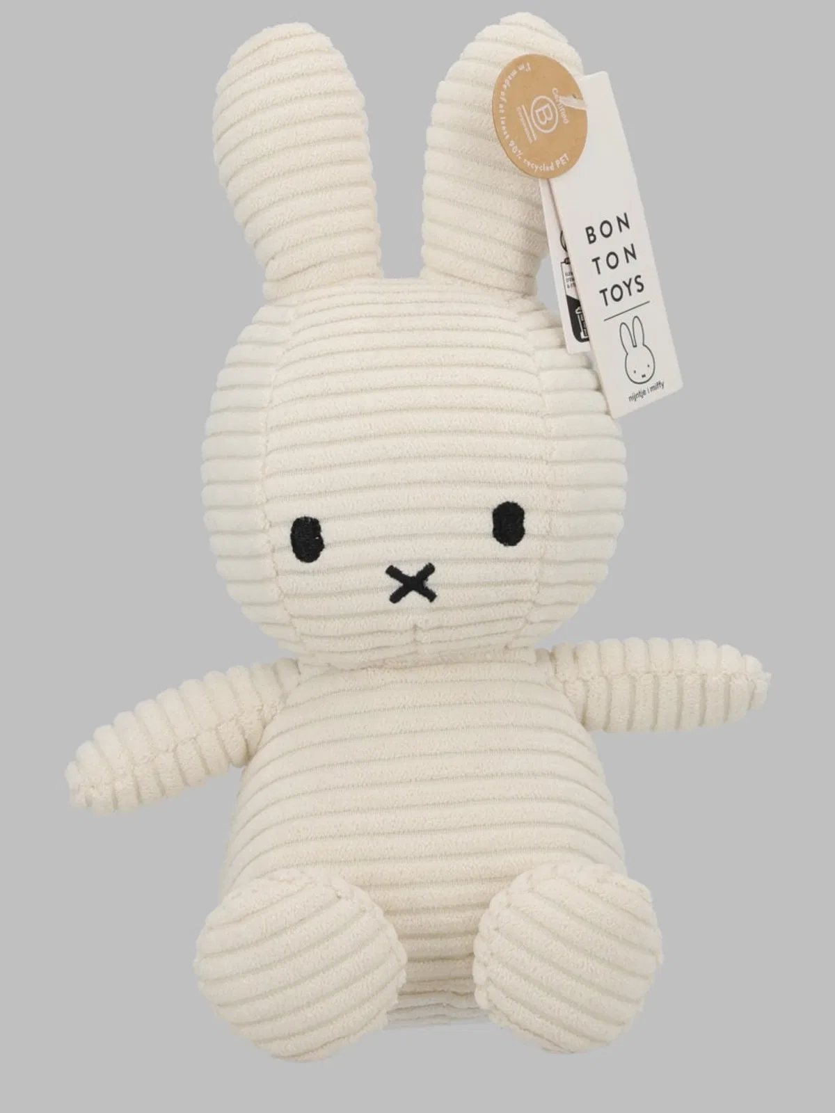 Bon ton toys Miffy Eco Corduroy Offwhite