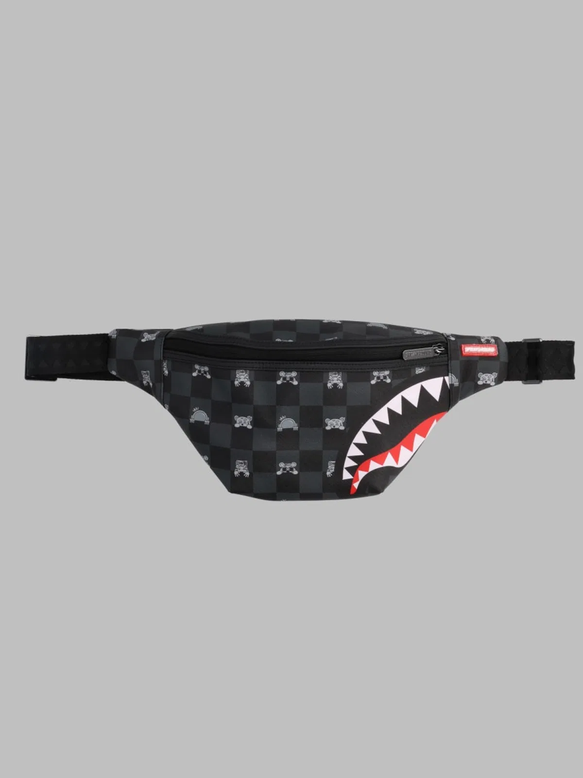 Sprayground Gray Peeking Character Check Savvy Cross