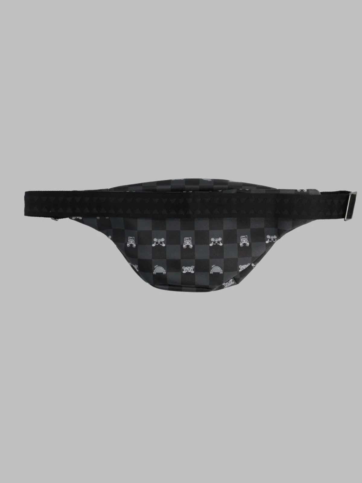 Sprayground Gray Peeking Character Check Savvy Cross