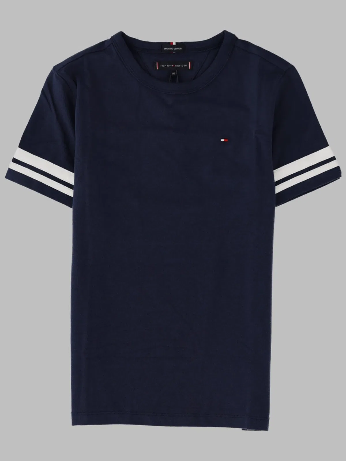 Tommy Hilfiger Contrast Sleeve Detail Tee S/S
