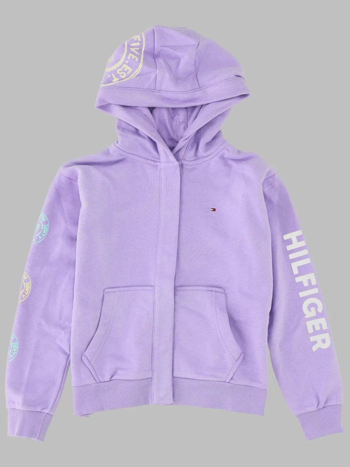 Tommy Hilfiger Overprint Snap Hoodie