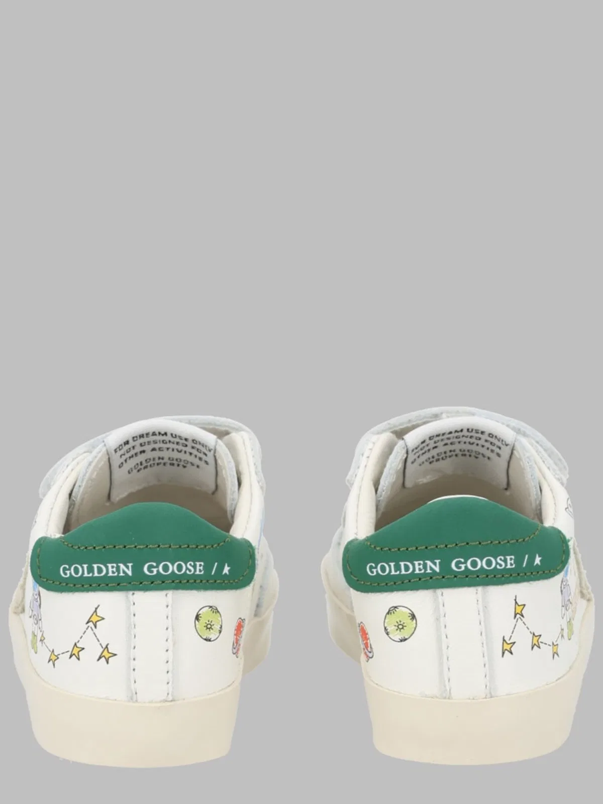 Golden Goose Baby School Nappa With Print Upper And S