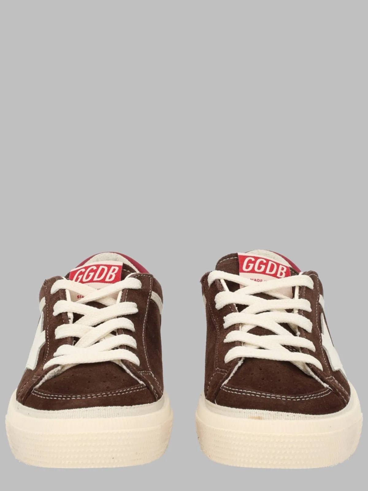 Golden Goose May Suede Upper And Toe Leather Star And