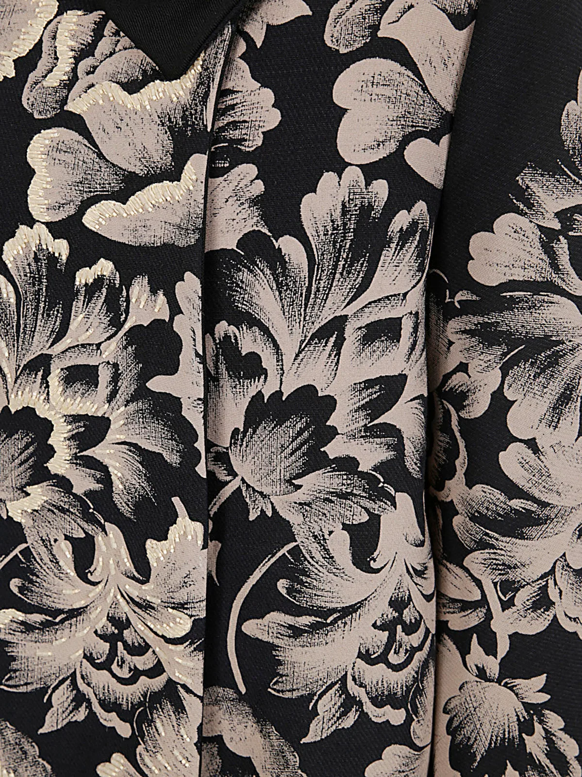 Ibrigu Double Print & Embroidered Jacket
