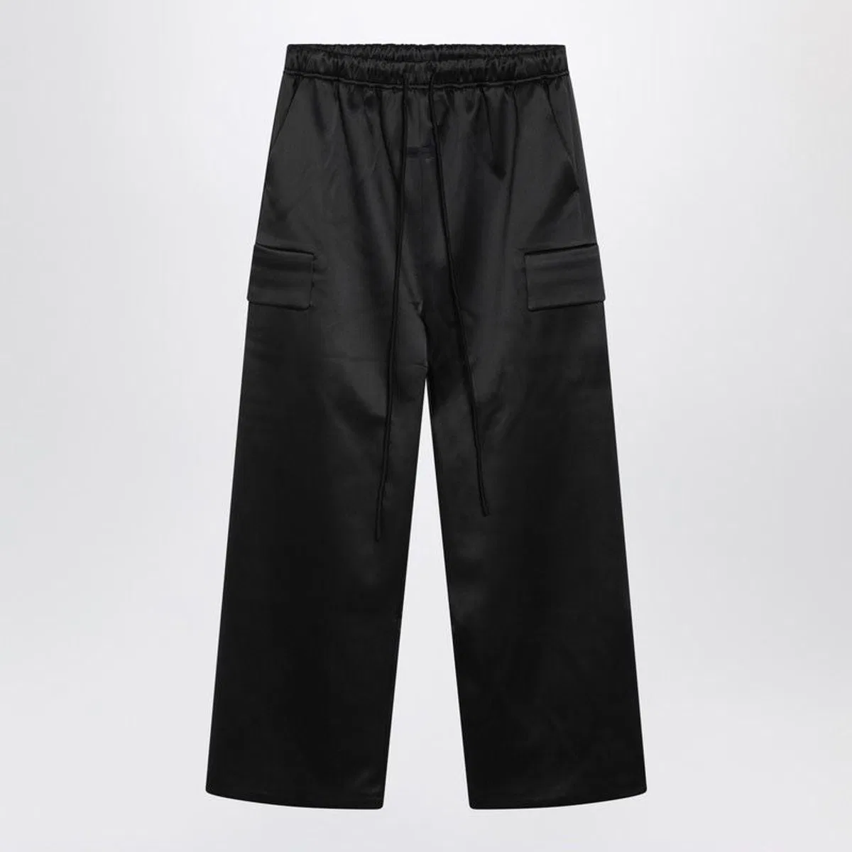 Fear Of God Essentials Bonded Satin Pants Black