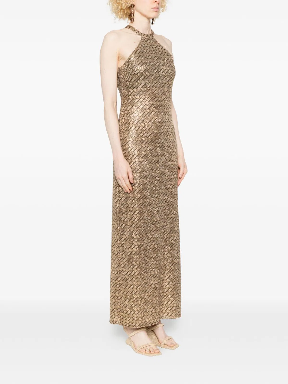 Siyu Tallis Halterneck Maxi Dress