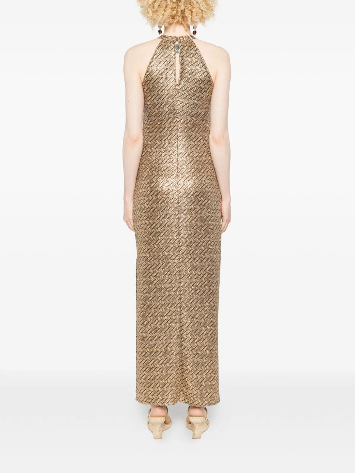 Siyu Tallis Halterneck Maxi Dress