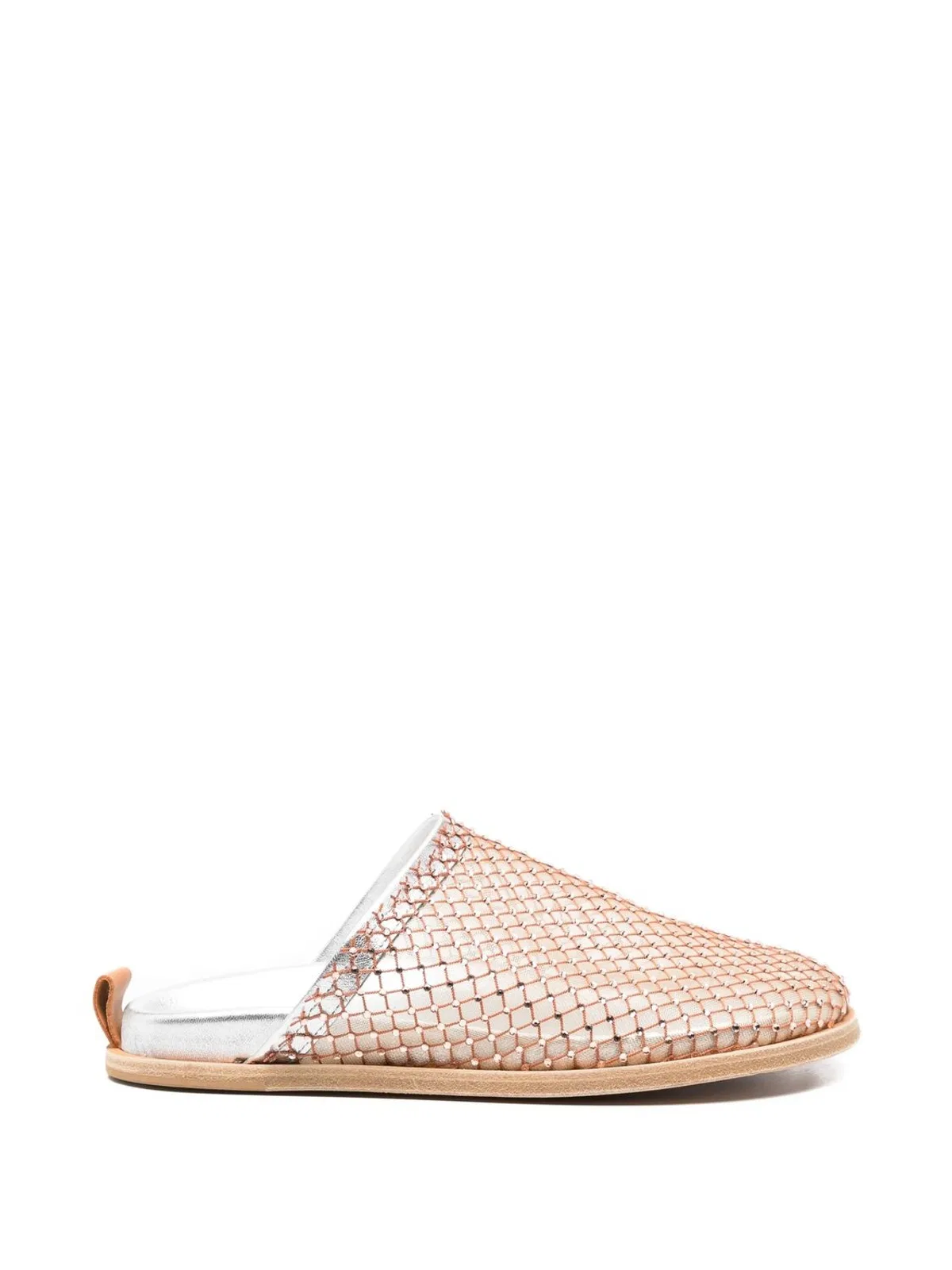 Forte Forte Strass Mesh Flat Sabot