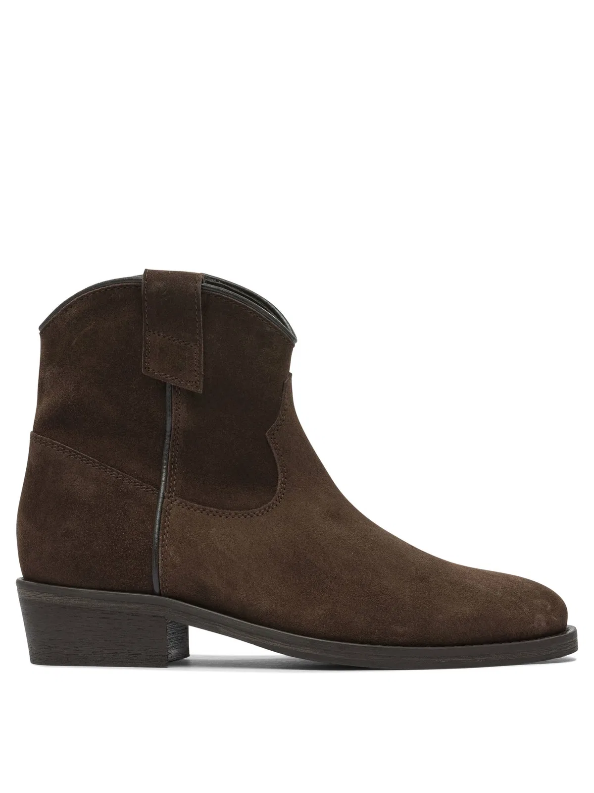 Via Roma 15 Brown Rubber Ankle Boots