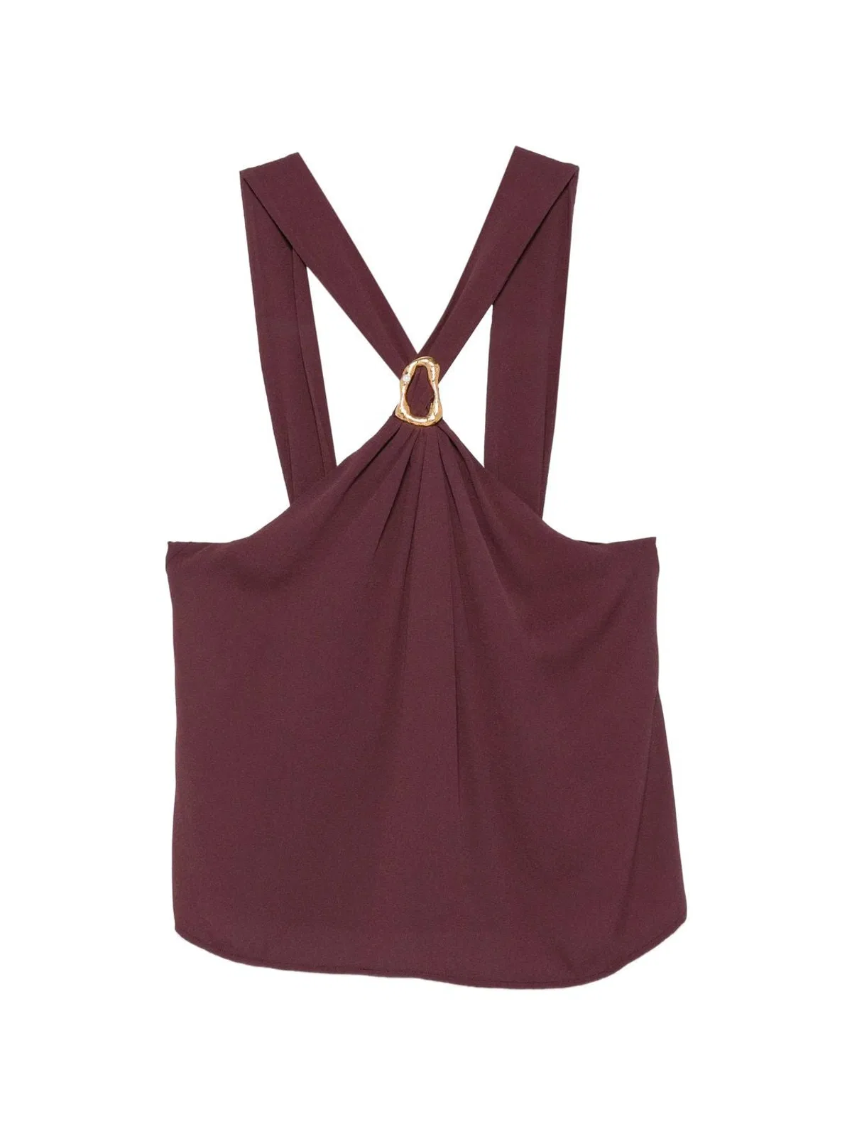 Forte Forte Chic Crepe Marocaine Ruby Top