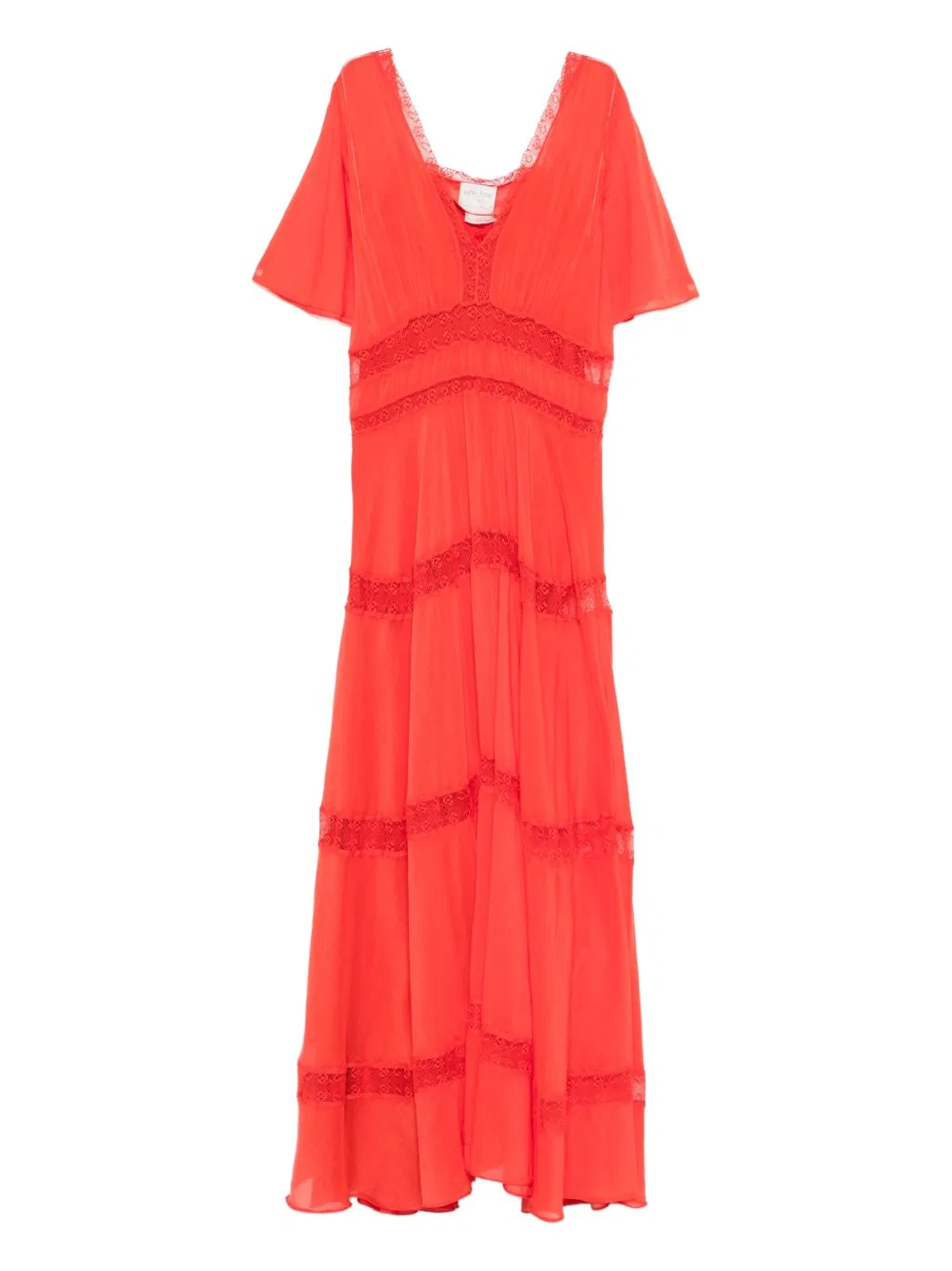 Forte Forte Cotton And Silk V-Necked Dress