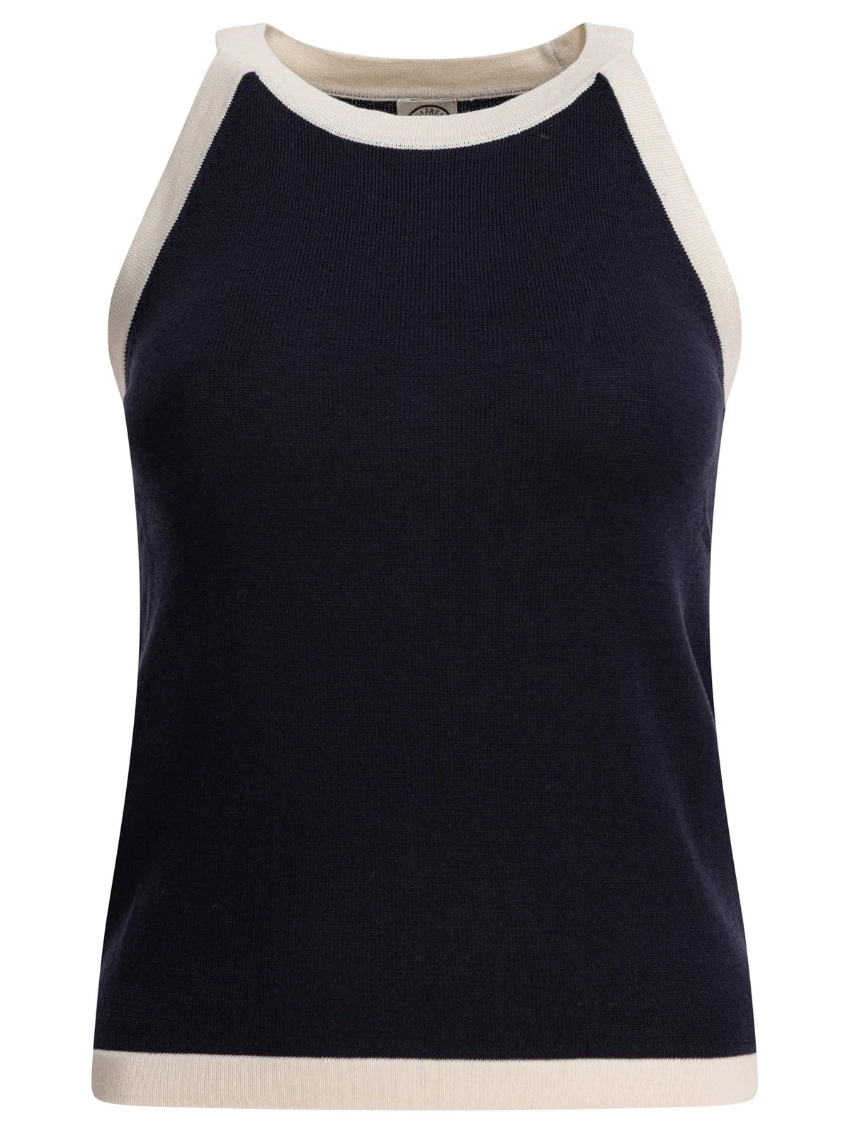 Ines De La Fressange Blue Silk Top