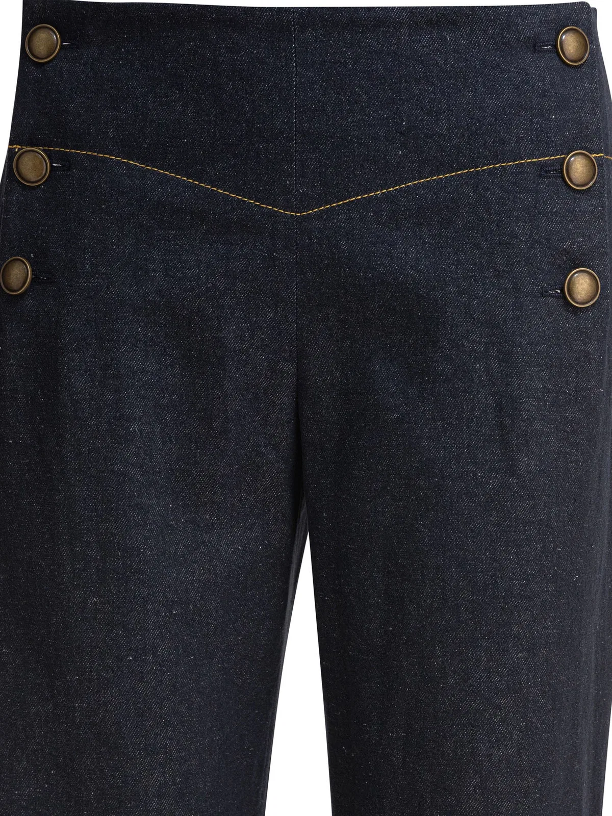 Ines De La Fressange Blue Viscose Trousers