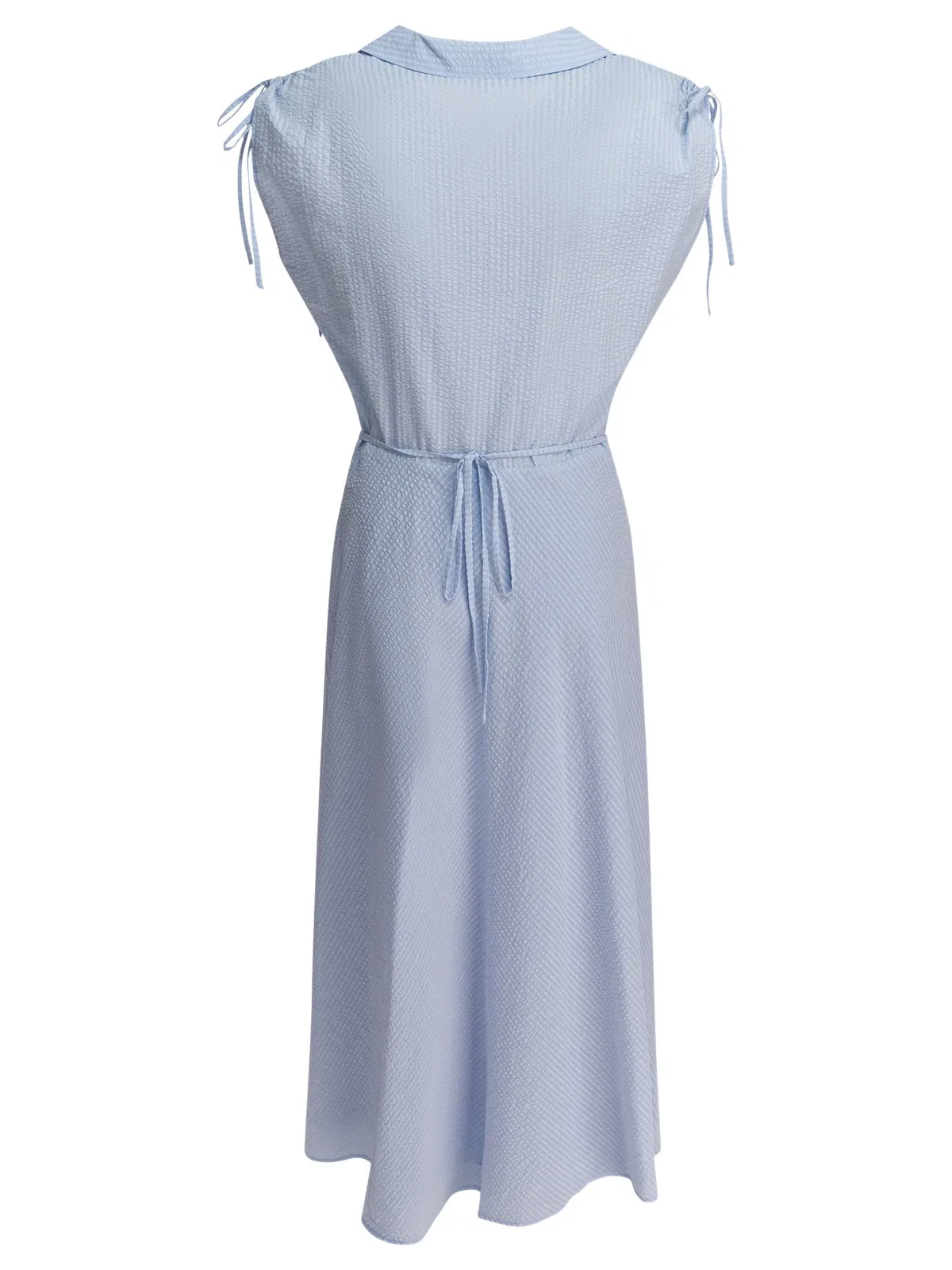 Ines De La Fressange Light Blue Cotton Dress