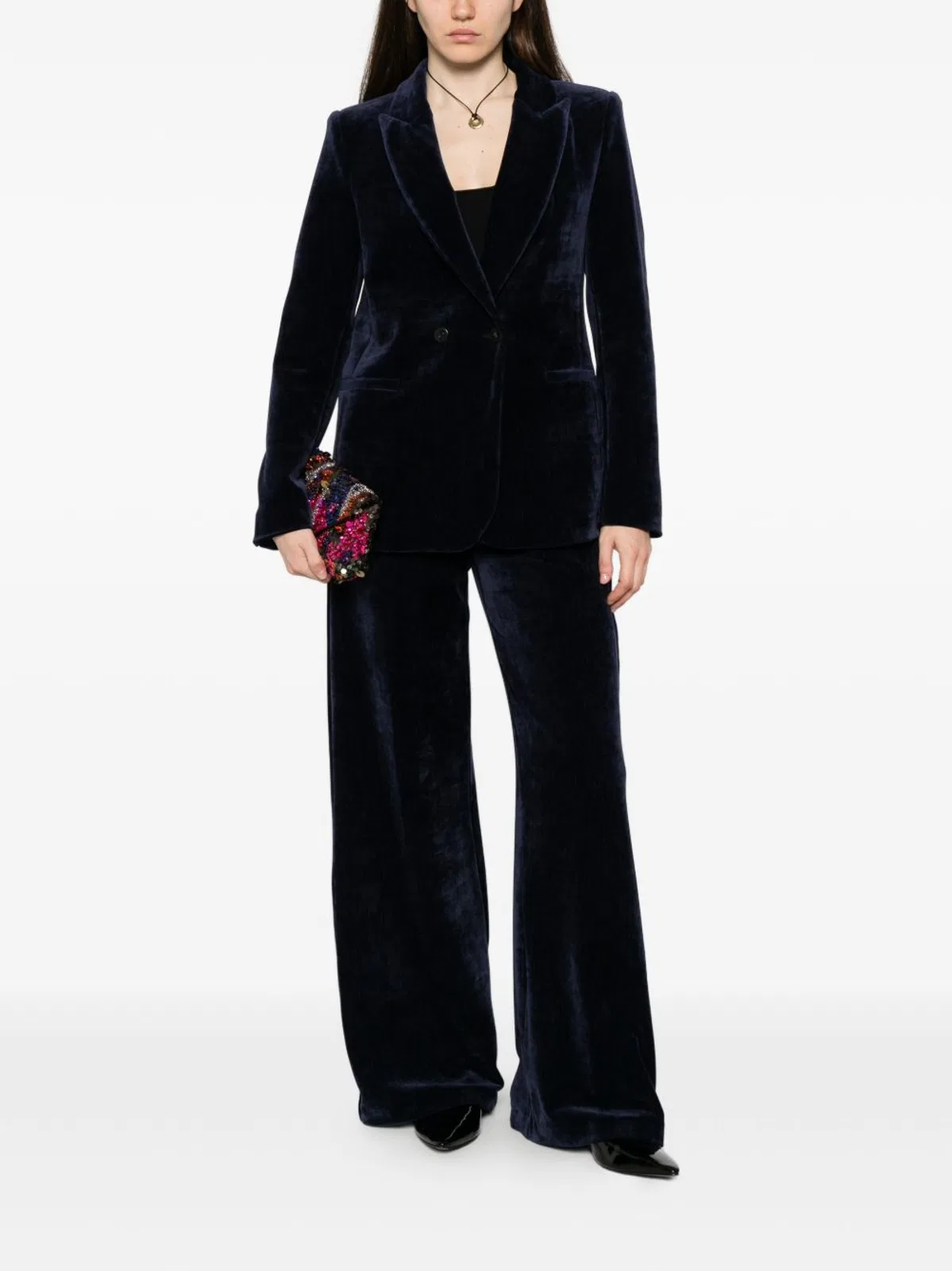 Forte Forte Velvet High-Waisted Trousers