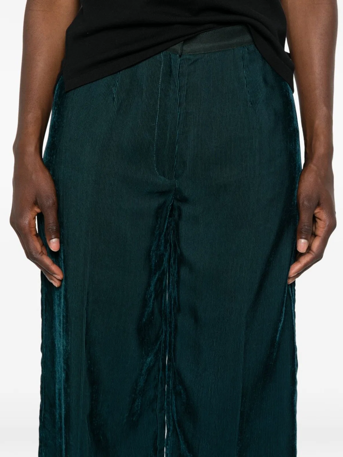 Forte Forte Velvet High-Waisted Trousers