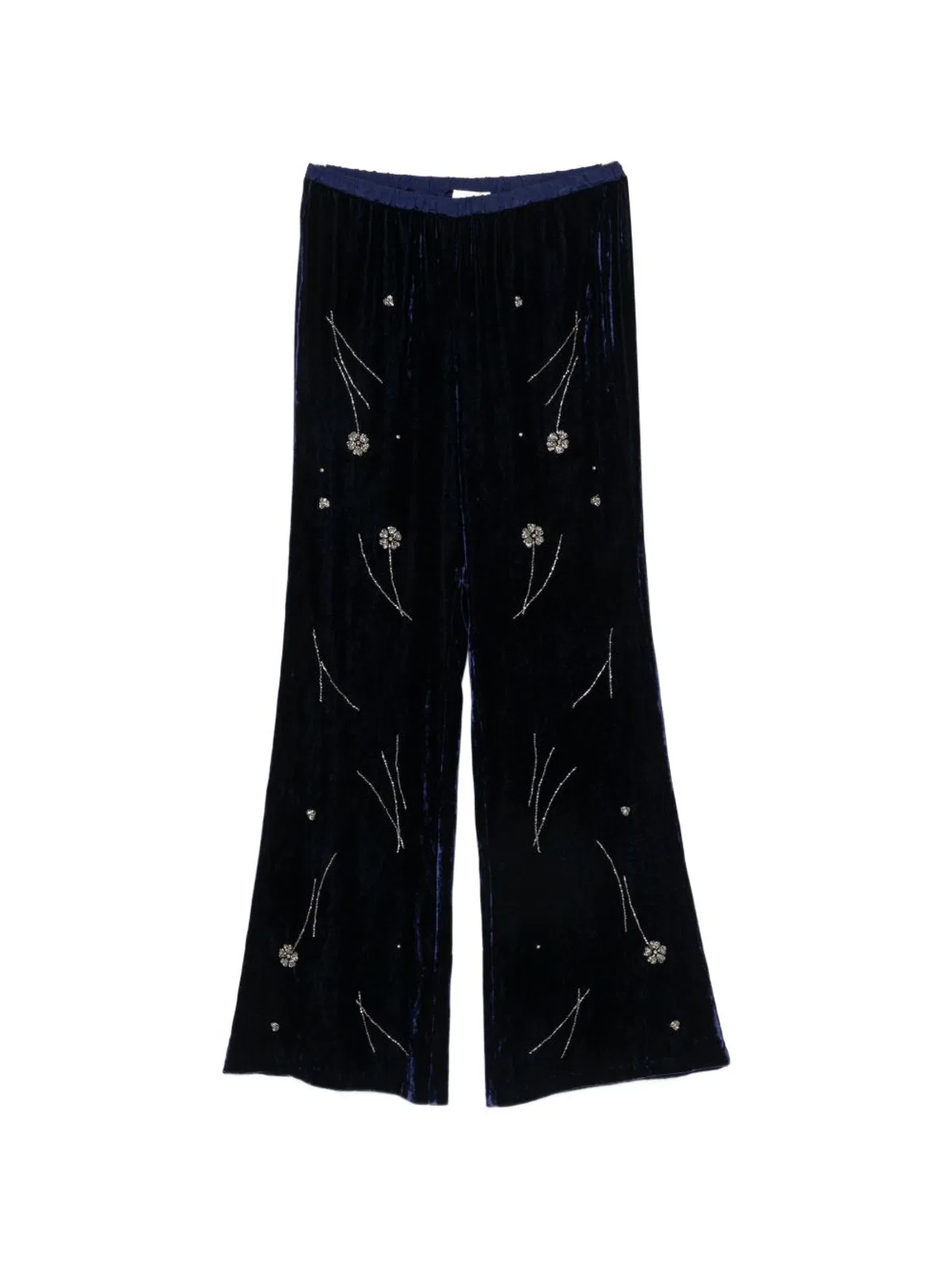 Forte Forte Embroidered Velvet Trousers
