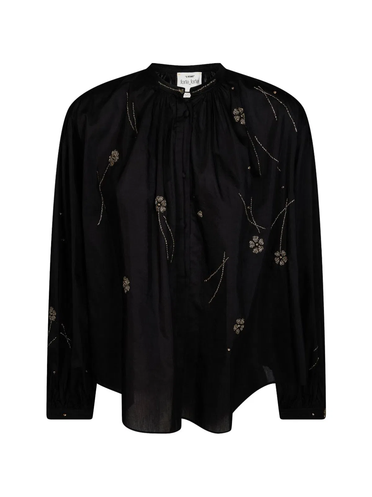 Forte Forte Embroidered Cotton Blouse