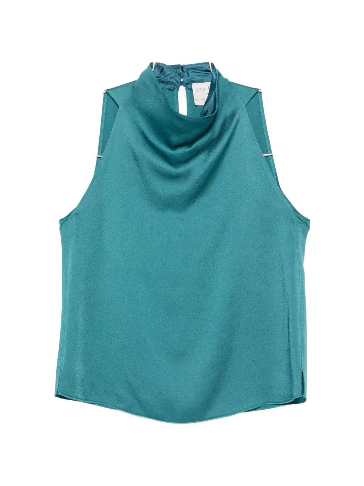 Forte Forte Satin Turtle-Neck Top