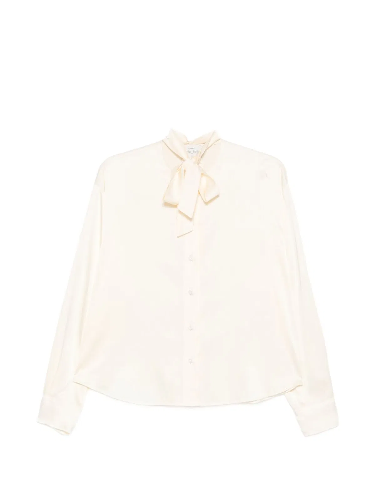 Forte Forte Silk Bow-Tie Shirt