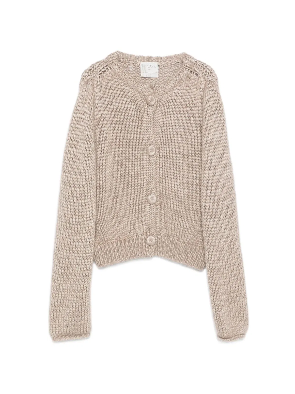 Forte Forte Cashmere Blend Kitted Cardigan