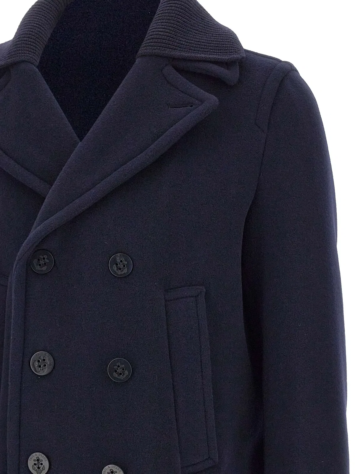 Paul Shark Paul & Shark Peacoat In Lana