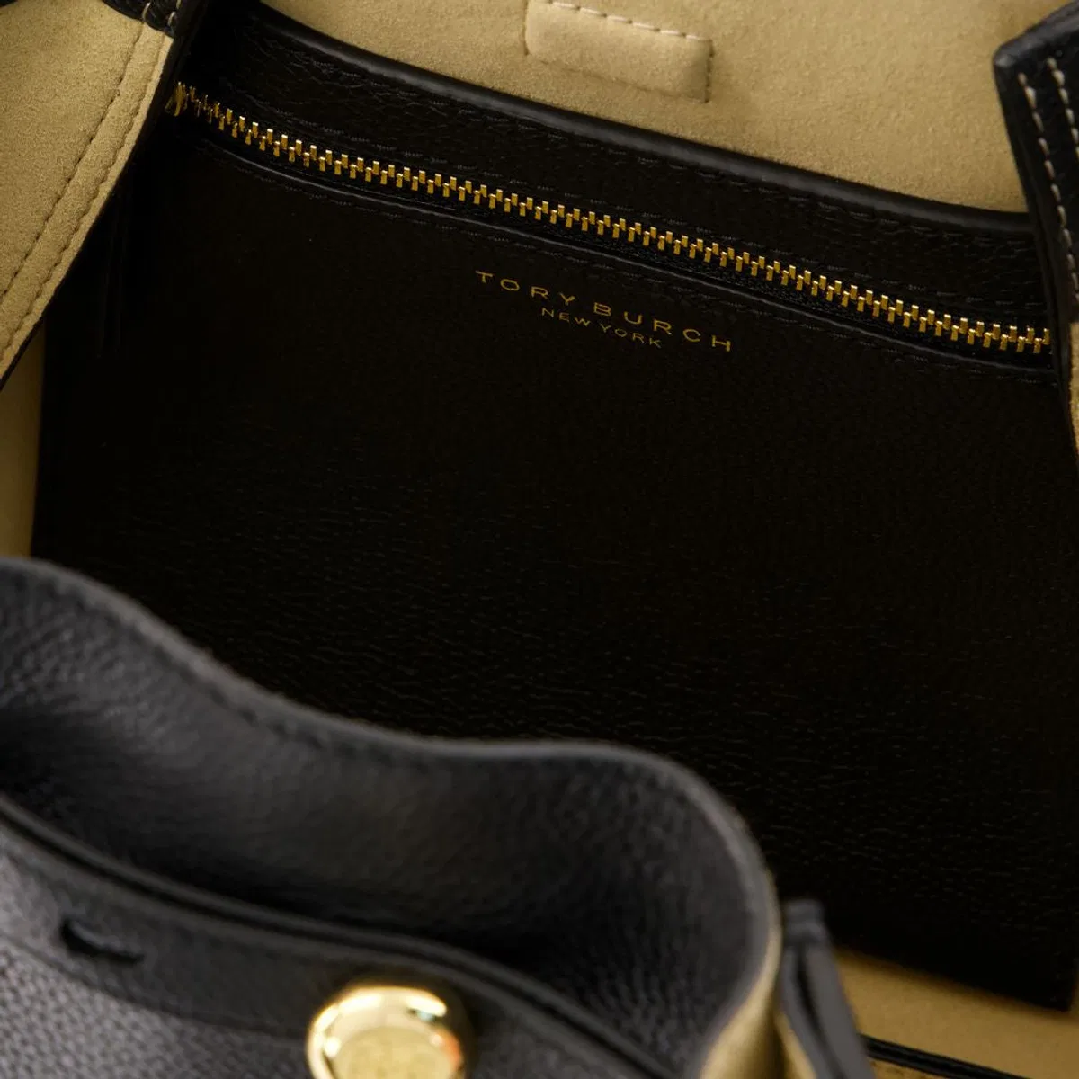 Tory Burch Romy Pebbled Satchel Purse