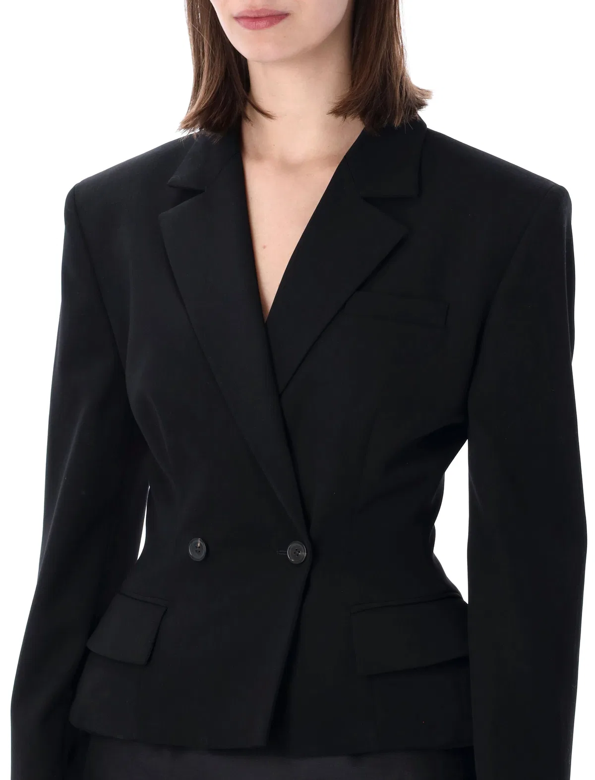Magda Butrym Tailored Wool Peplum Blazer