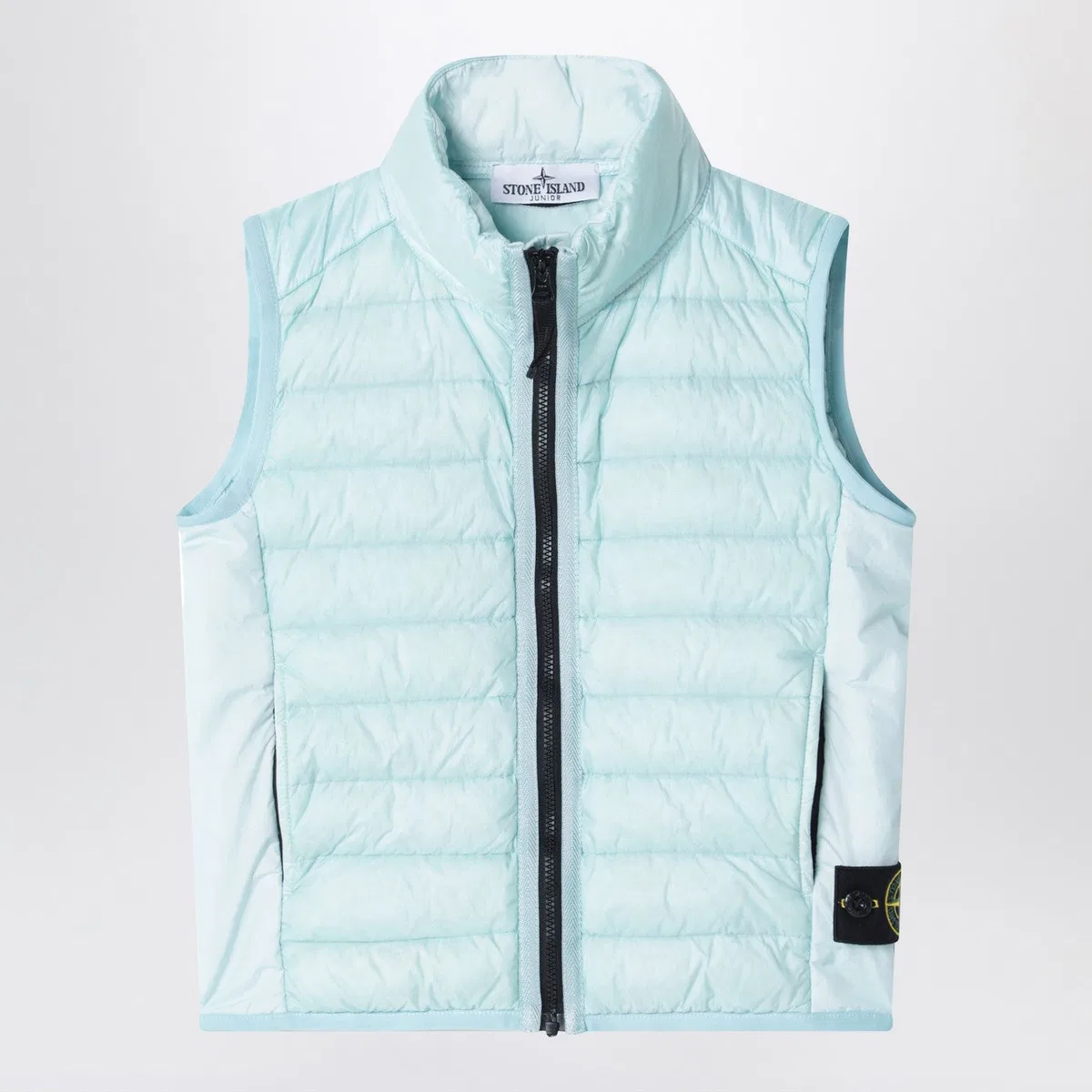Stone Island Light Blue Zip Vest