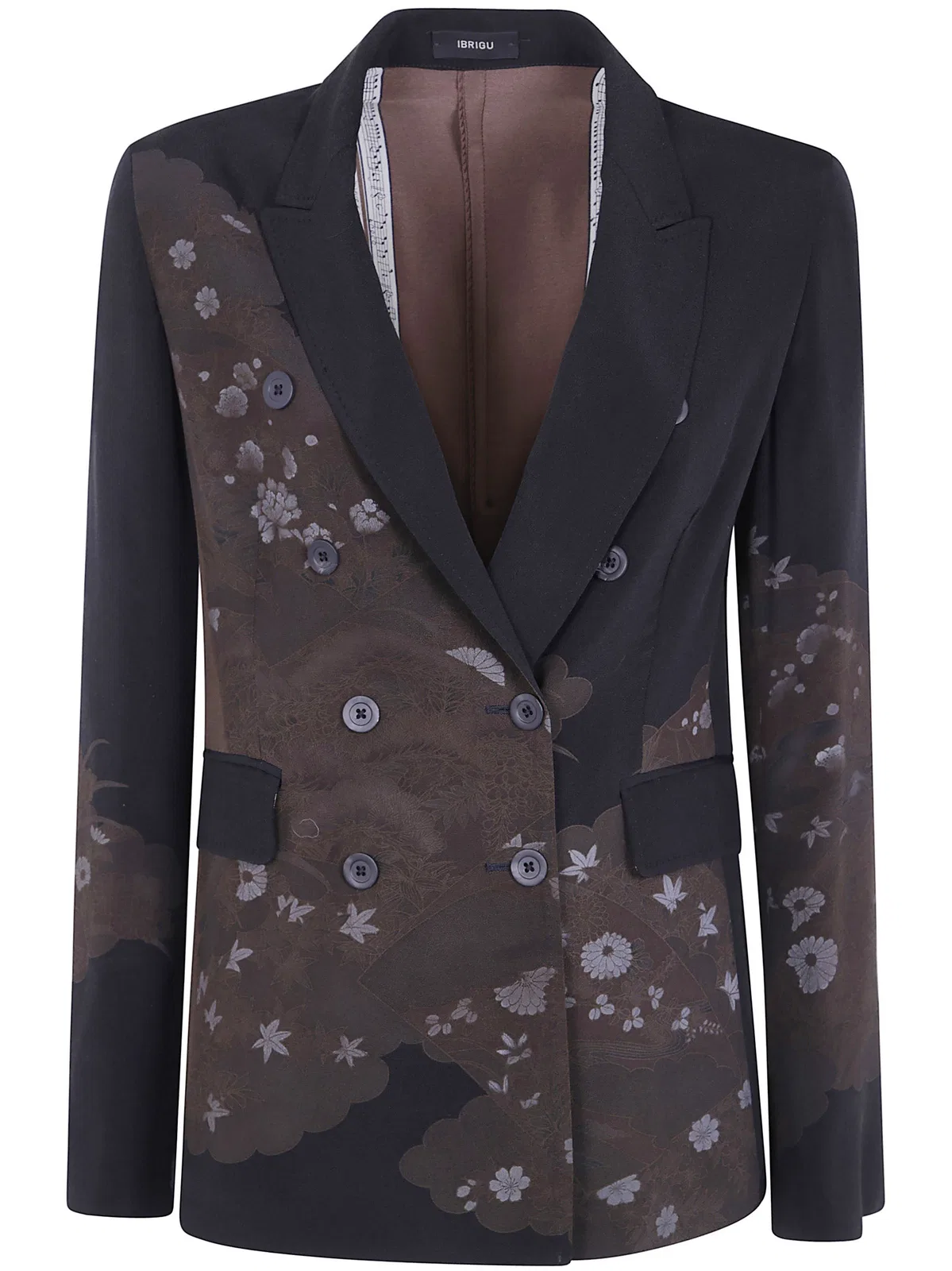 Ibrigu Brown Overdyed "Traditional Kimono" Doub