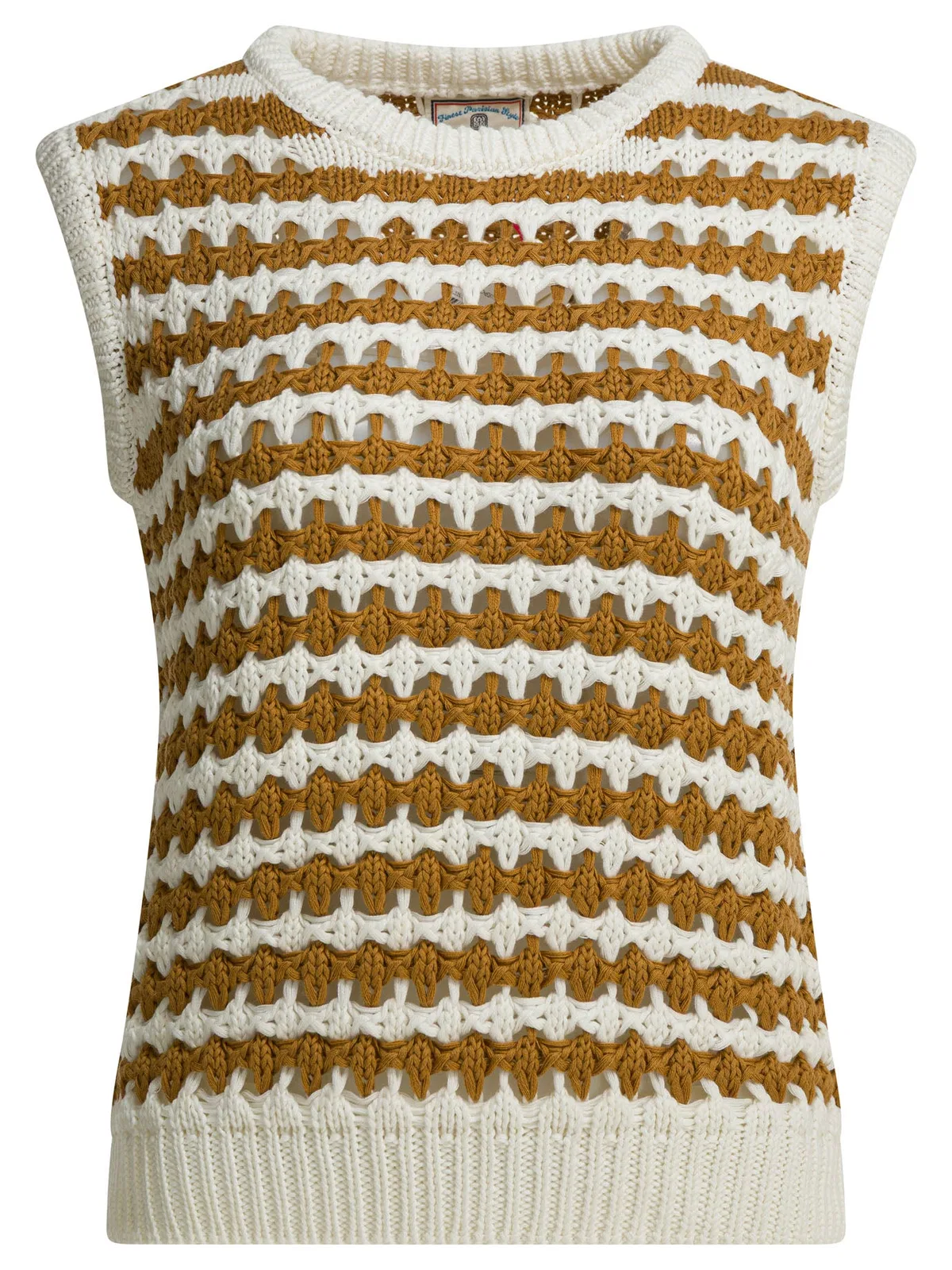 Ines De La Fressange Beige Cotton Knitwear