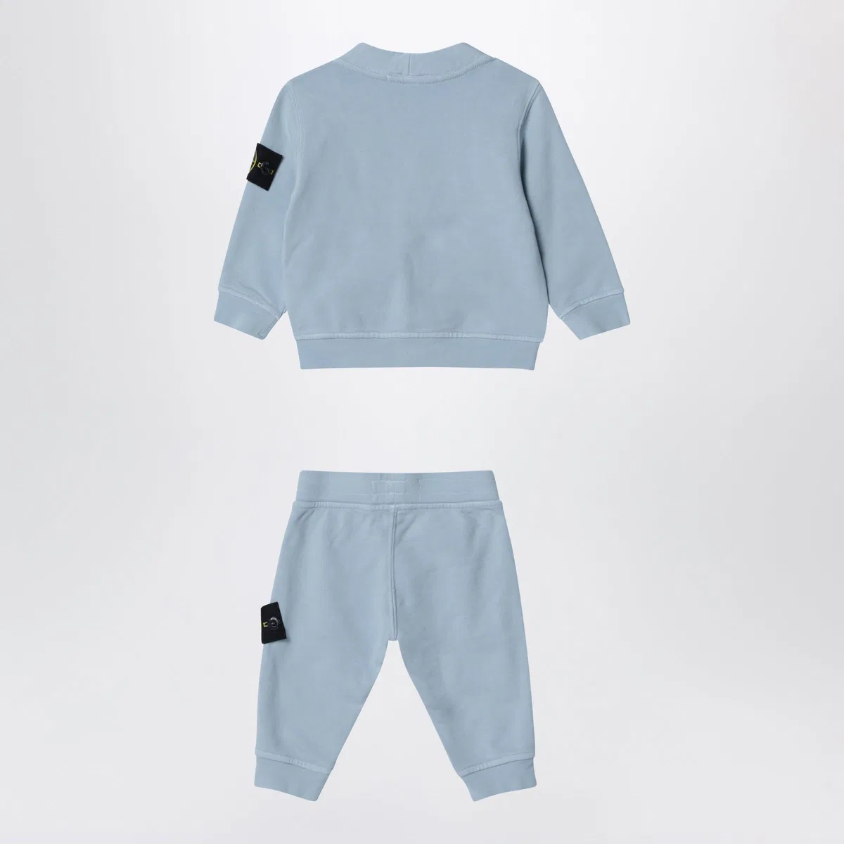 Stone Island Light Blue Two-Piece Set With Blanket