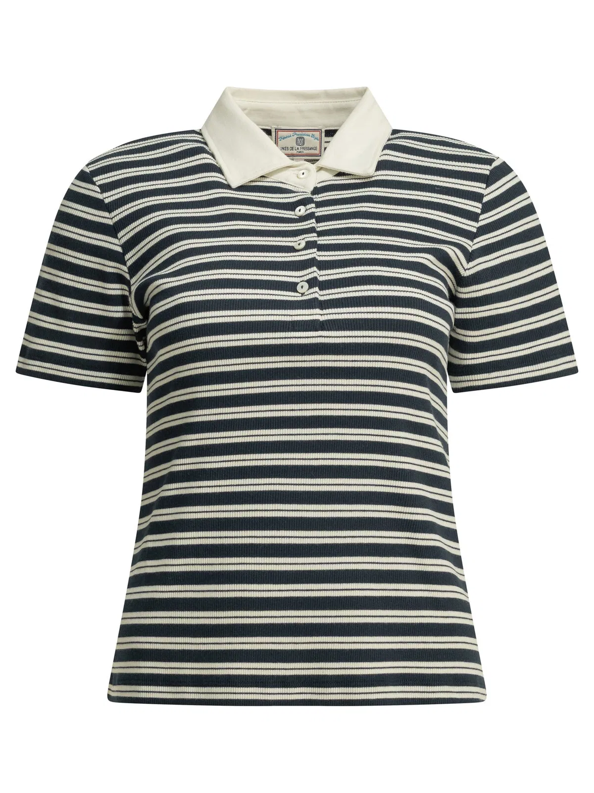 Ines De La Fressange Blue Organic Cotton Polo Shirts