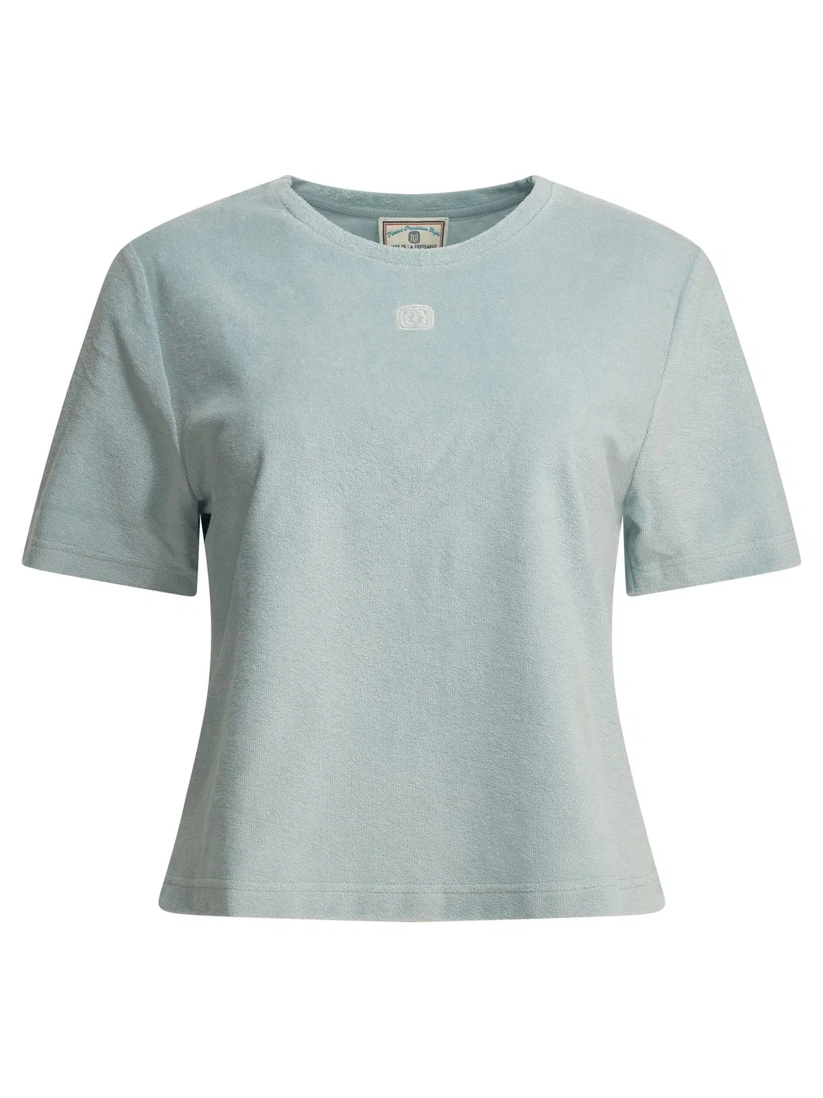 Ines De La Fressange Light Blue Cotton T-Shirts