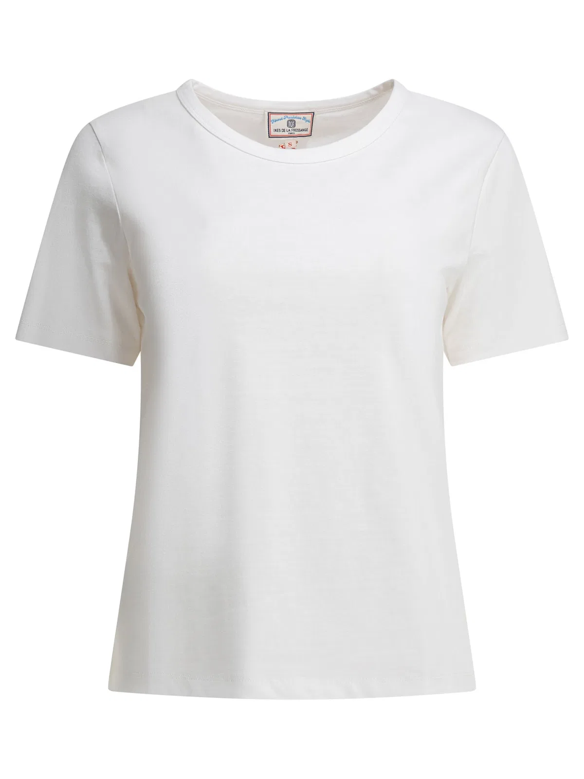 Ines De La Fressange Beige Cotton T-Shirt