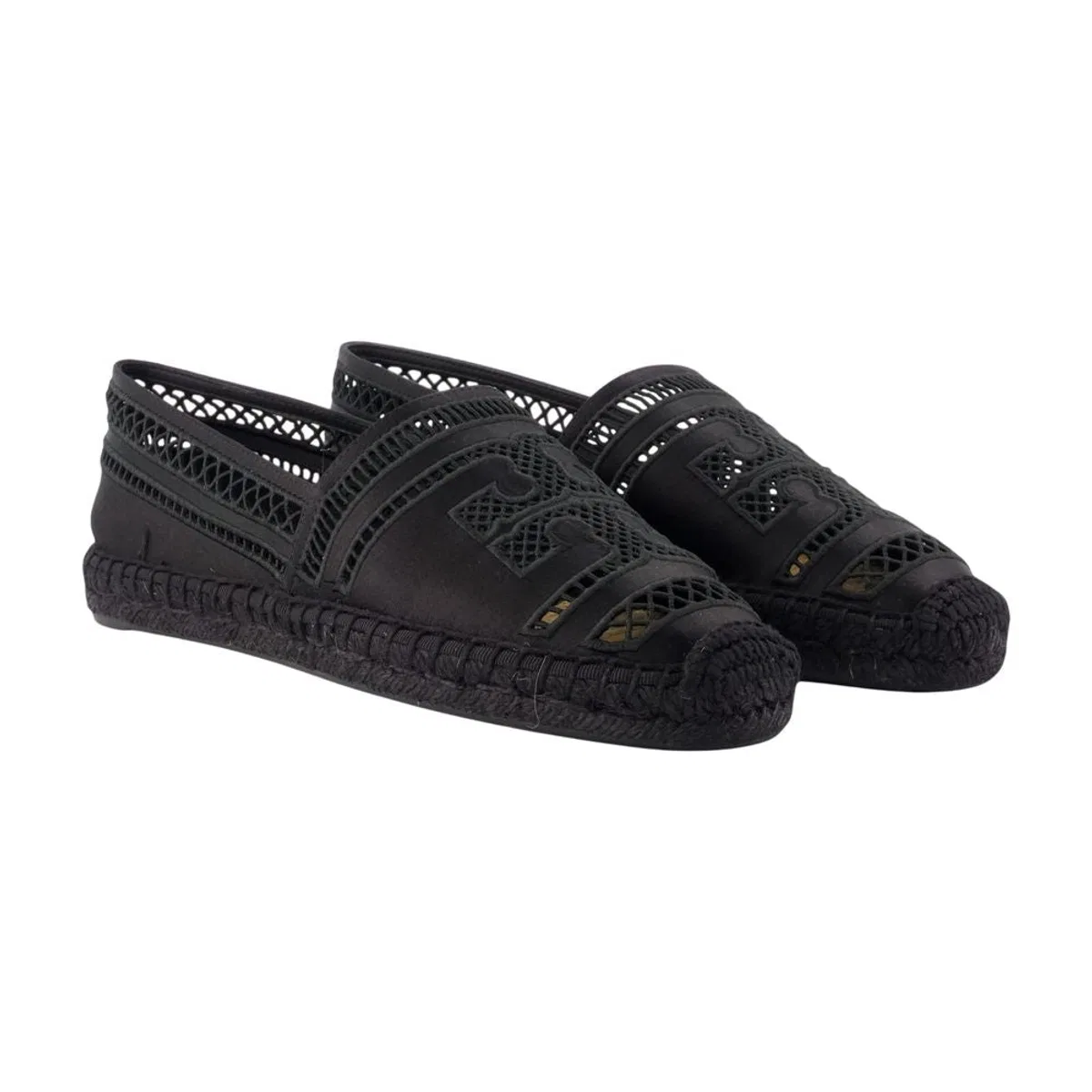 Tory Burch Open Weave Espadrilles