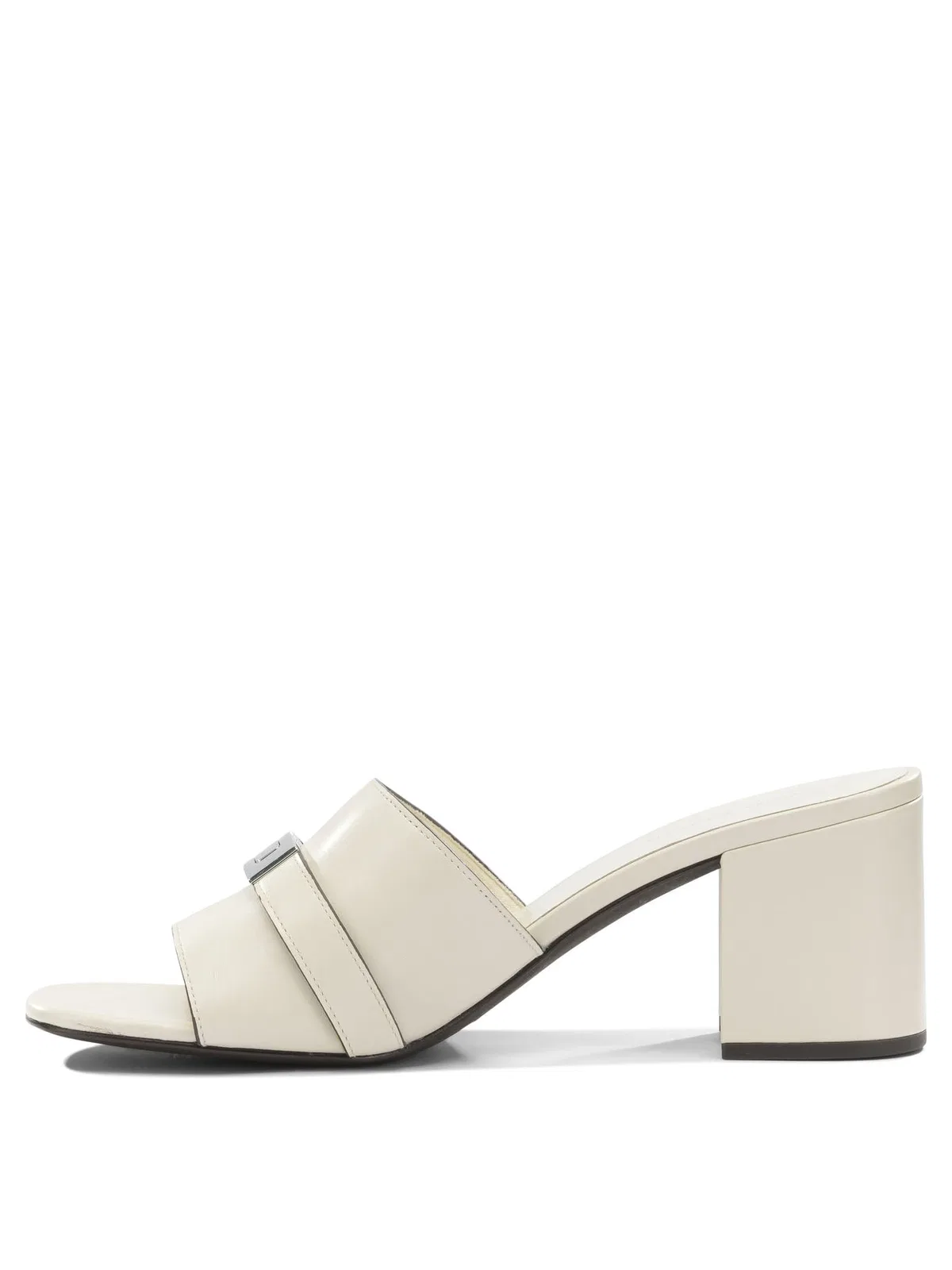 Tory Burch White Bovine Leather Heeled Shoes